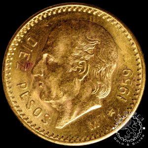 Moneda de Oro 10 Pesos - Hidalgo - México - Año Aleatorio