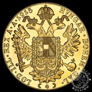 1915 - 4 Ducados de Oro - Reacuñación - AUSTRIA - Reverso