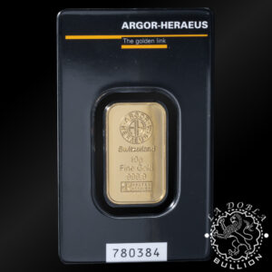 Lingote de Oro 10 g – ARGOR-HERAEUS - Anverso