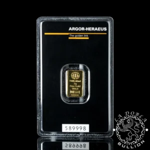 Lingote de Oro 2 g - ARGOR-HERAEUS - Anverso