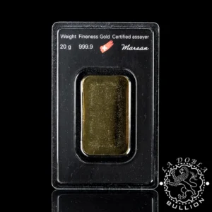 Lingote de Oro 20 g – ARGOR-HERAEUS - Reverso