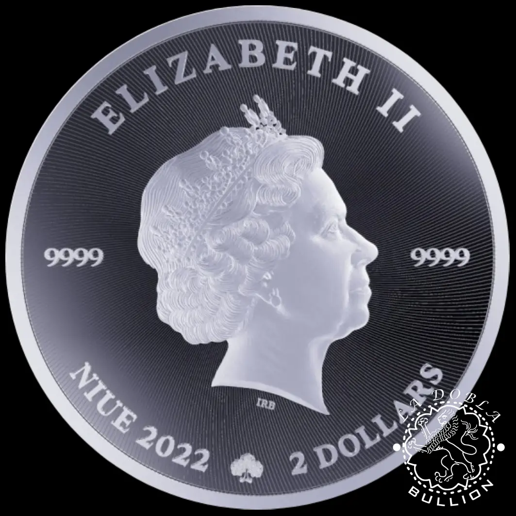 2022 - 1 Onza de Plata BU - Shamrock - NIUE_anverso