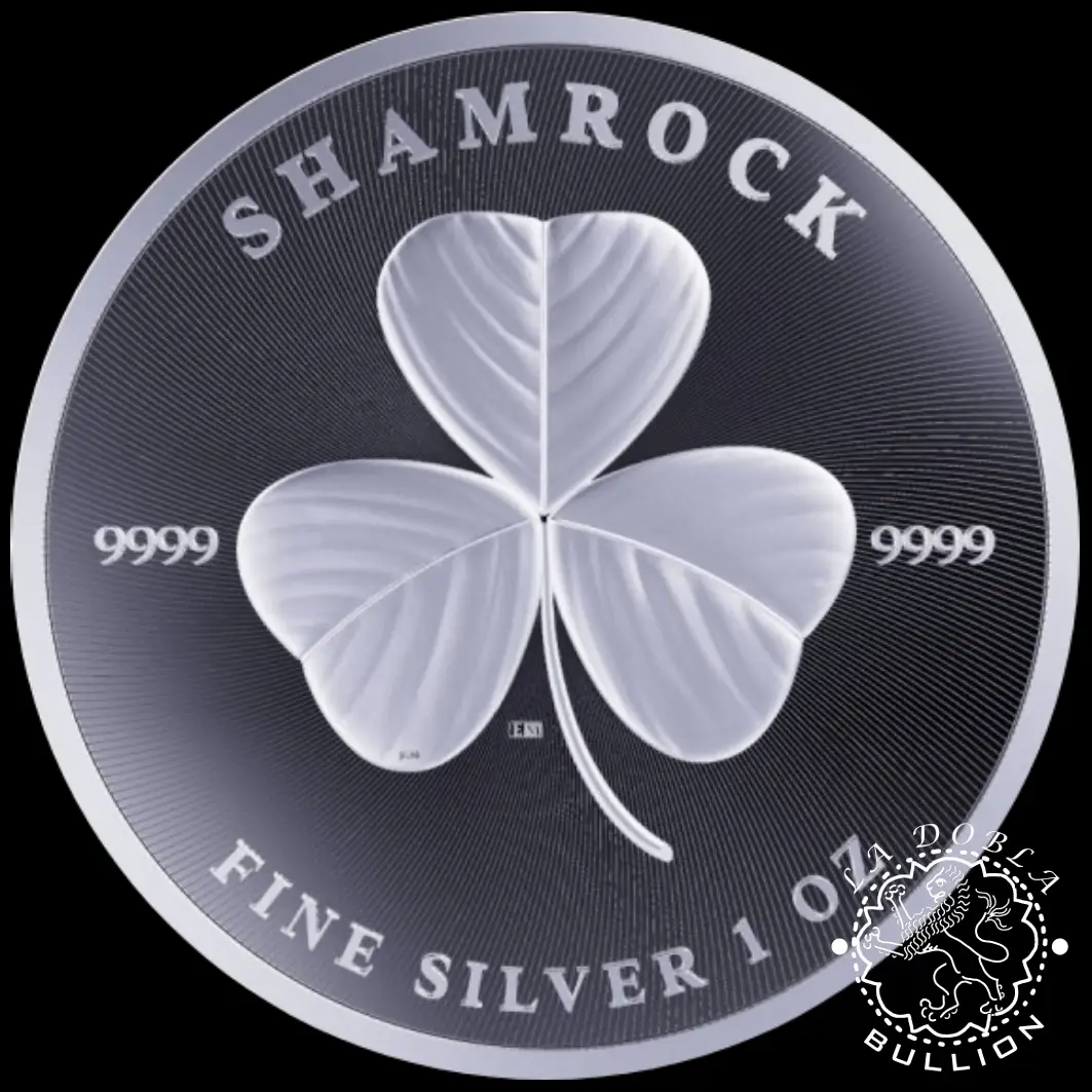 2022 - 1 Onza de Plata BU - Shamrock - NIUE_reverso