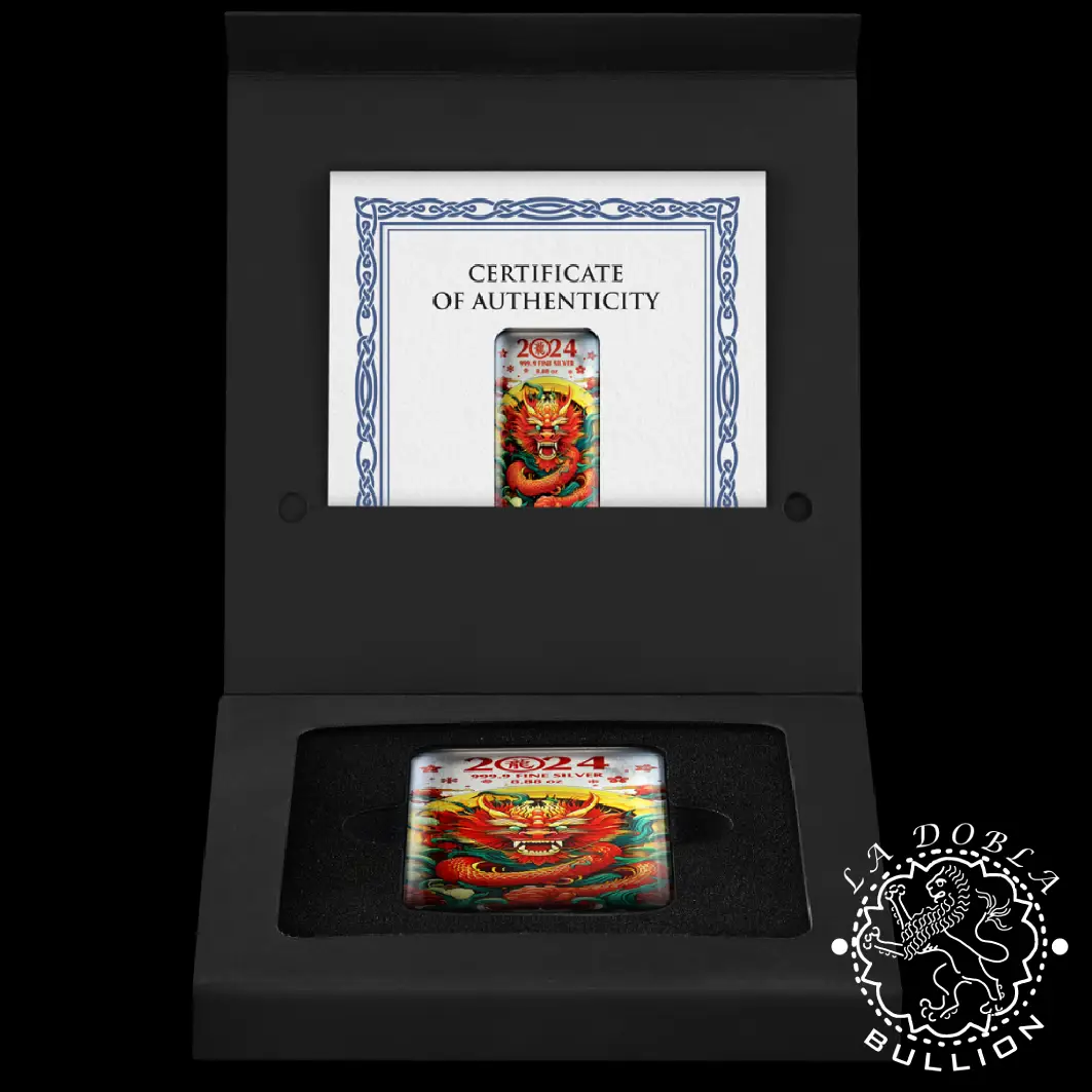 Lingote de Plata Edición BICE 8.88 oz - Germania Mint_caja abierta