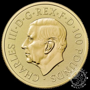 Moneda de Oro Britannia & Liberty 1 oz Bullion - Reino Unido - 2024_anverso