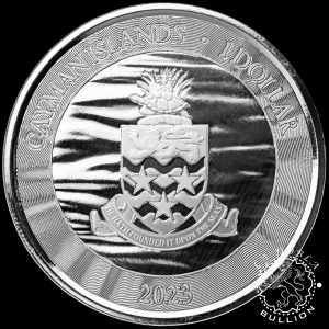 Moneda de Plata Cayman Sea Life Marlin 1 oz Proof Like - Islas Caimán - 2023_anverso