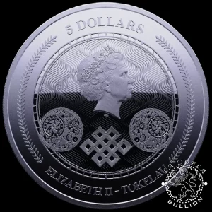 Moneda de Plata Chronos 1 oz Proof Like - Tokelau - 2021_anverso
