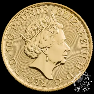 Moneda de Oro Britannia 1 oz BU - Reino Unido - Emisión Pasada_anverso