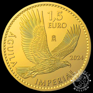 Moneda de Oro Aguila Imperial 1 oz Proof Inverso – España – 2024 anverso