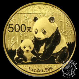Moneda de Oro Panda 1 Oz BU - China - EMISIÓN PASADA - Reverso