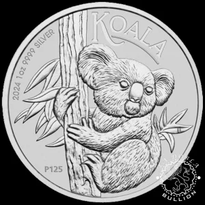Moneda de Plata Koala 1 oz BU - Australia - 2024_reverso