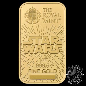 Lingote De Oro Star Wars Light Side 1 Oz The Royal Mint – 2024 - Anverso