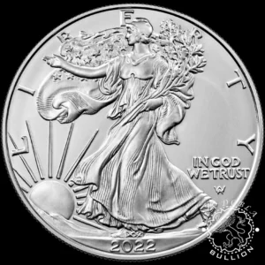 Moneda de Plata American Eagle 1 oz BU - EE.UU. - Emisiones Pasadas - Reverso-2