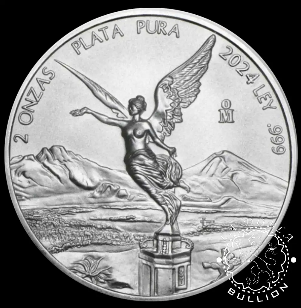 Moneda de Plata Libertad 2 oz BU - México - 2024