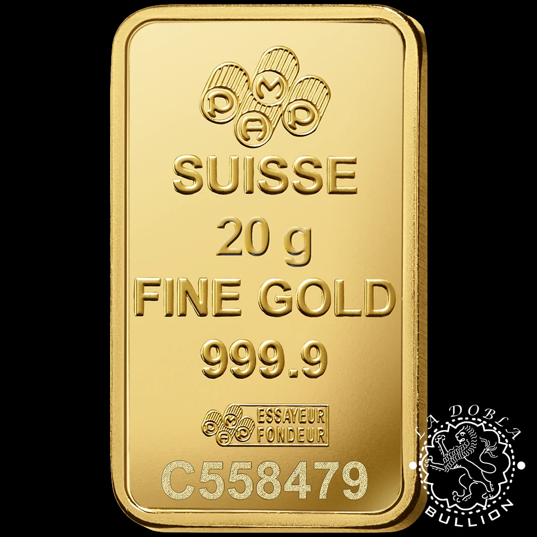 Lingote de Oro 20 g Rosa - PAMP Rose - Lingote Reverso