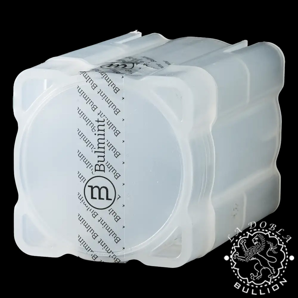 Tubo Vacío Oficial de Bulmint para Moneda de Plata de 1 Oz