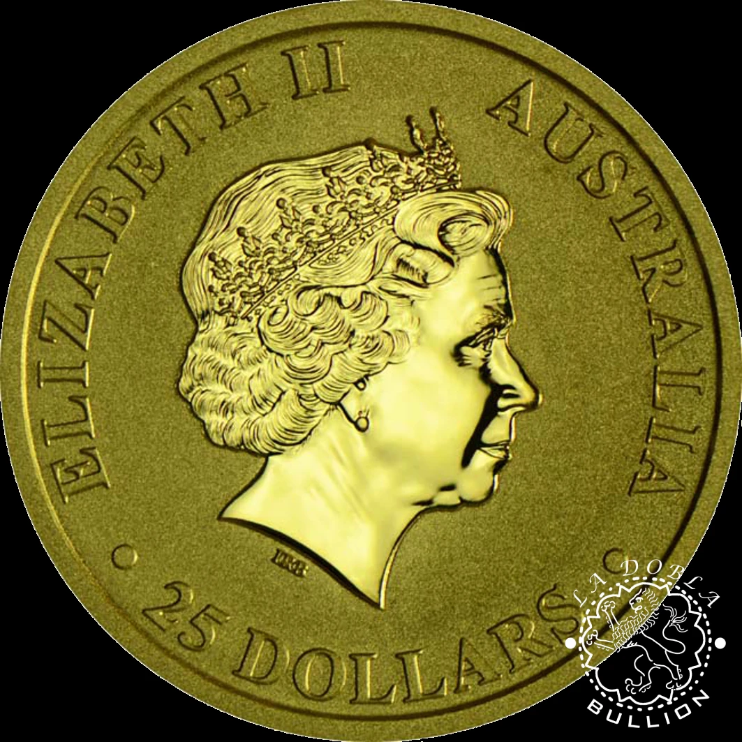 Moneda de Oro Canguro Cuarto oz BU - Australia - Emisión Pasada - Anverso