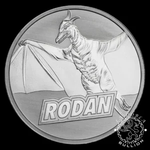 Moneda de Plata Godzilla Rodan 1 oz BU - Niue - 2024 - Reverso