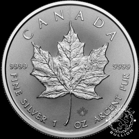 Moneda de Plata Maple Leaf 1 oz BU – Canadá – Emisión Pasada (VM)