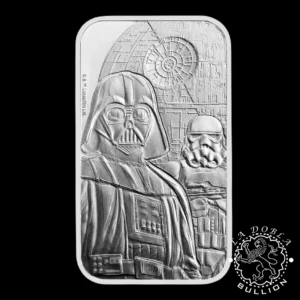 Lingote De Plata 1oz Star Wars The Dark Side – The Royal Mint – 2024 - Reverso