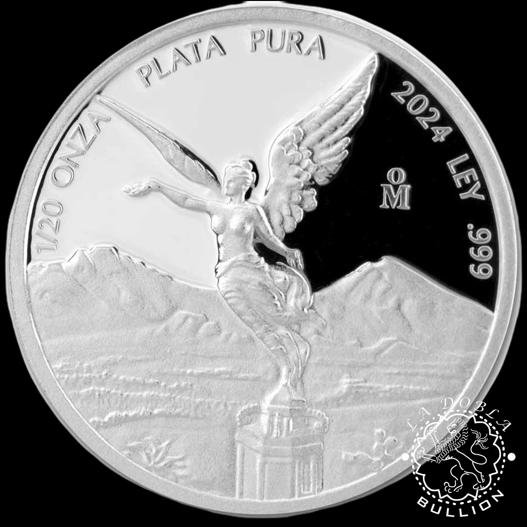 Moneda de Plata Libertad 1 20 oz Proof - México - 2024 - Reverso