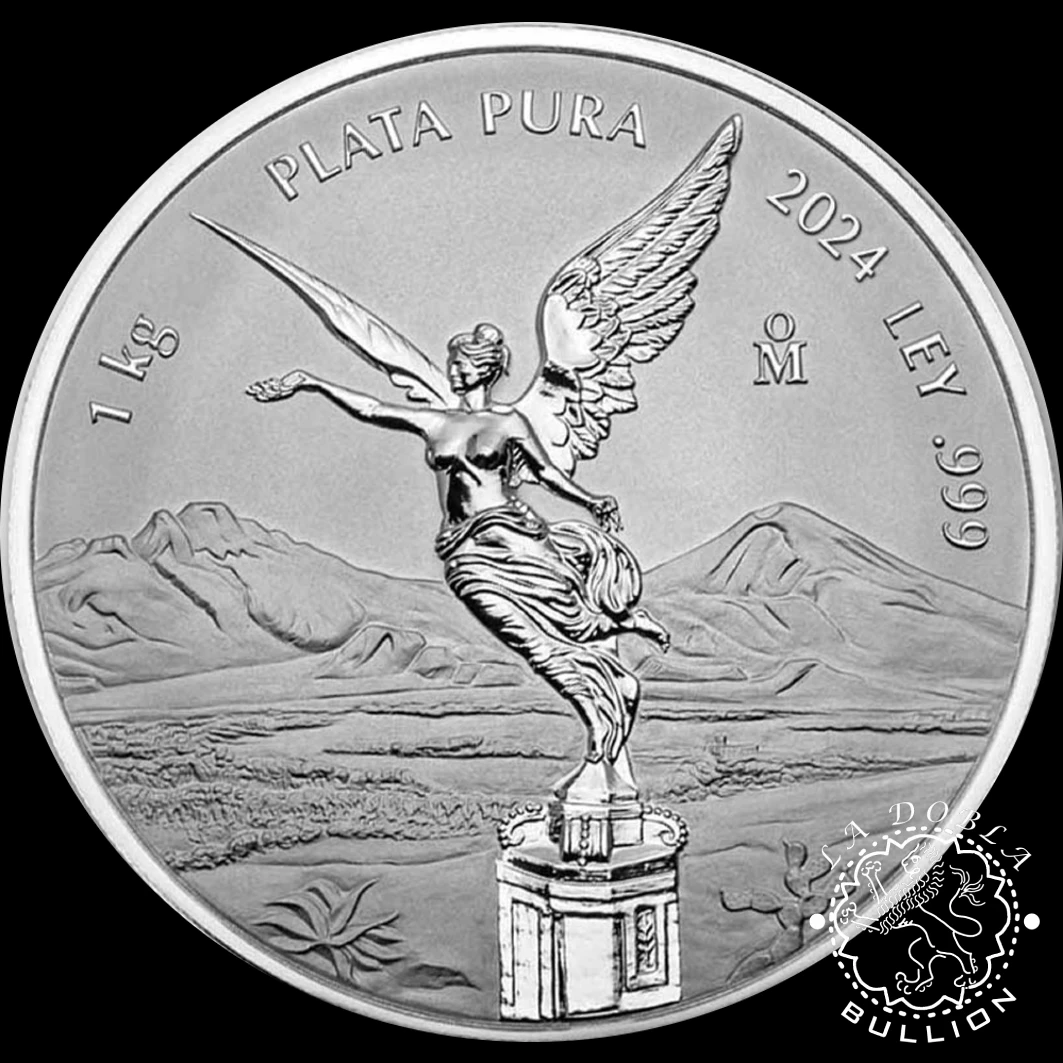 Moneda de Plata Libertad 1 kg Prooflike - México - 2024 - Reverso