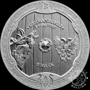 Moneda de Plata Valkyries Ostara 1 oz BU – Germania – 2023 - Anverso