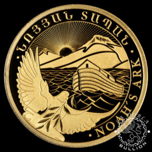 Moneda de Oro Arca de Noé 14 oz BU – Armenia – 2025 - Anverso