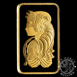 Lingote de Oro Lady Fortuna 10 g - PAMP - Estuche Anverso