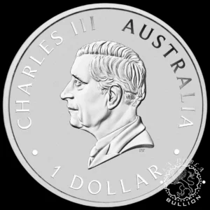 Moneda de Plata Kookaburra 1 oz BU - Australia - 2025 - Anverso