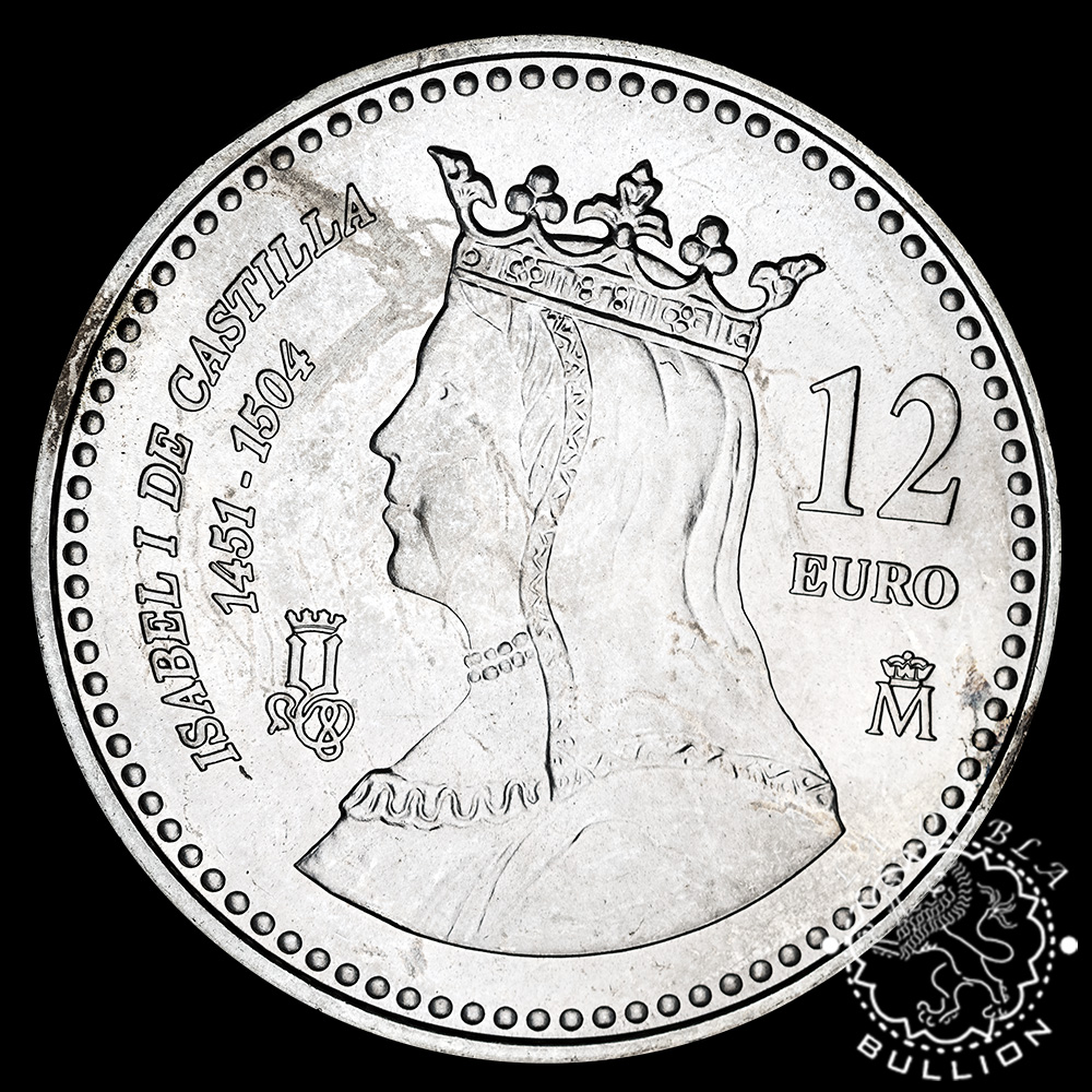 2004 - 12 Euros de Plata - Isabel I - ESPAÑA - Anverso