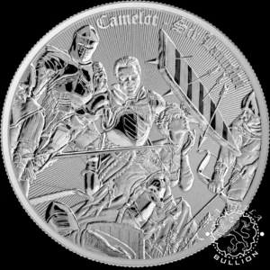 Moneda de Plata Camelot Sir Lancelot 1 oz BU - Niue - 2024 - Reverso