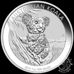 Moneda de Plata Koala 1 oz BU - Australia - 2015 - Reverso