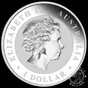 Moneda de Plata Kookaburra 1 oz BU - Australia - 2016 - Anverso