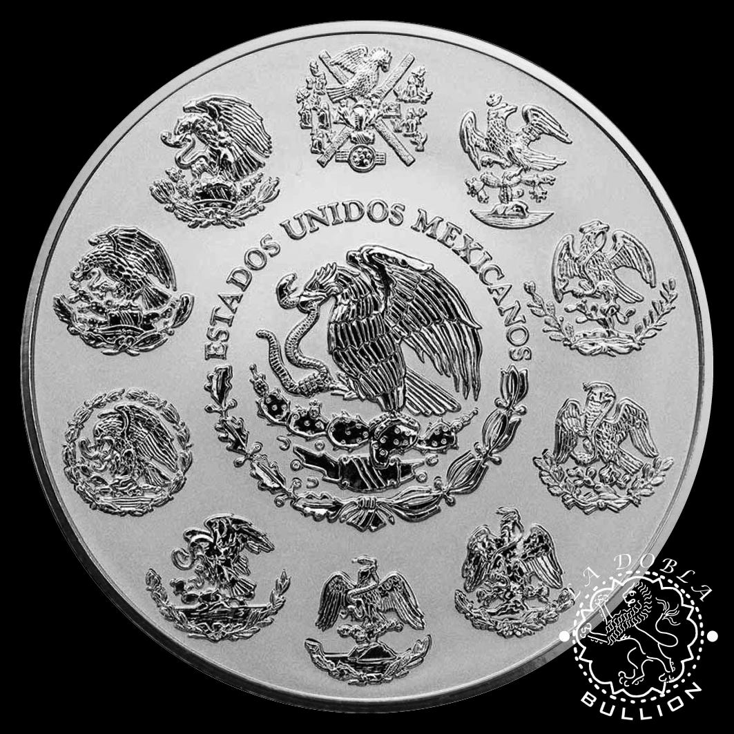 Moneda de Plata Libertad 5 oz Reverse Proof - México - 2023 - Anverso