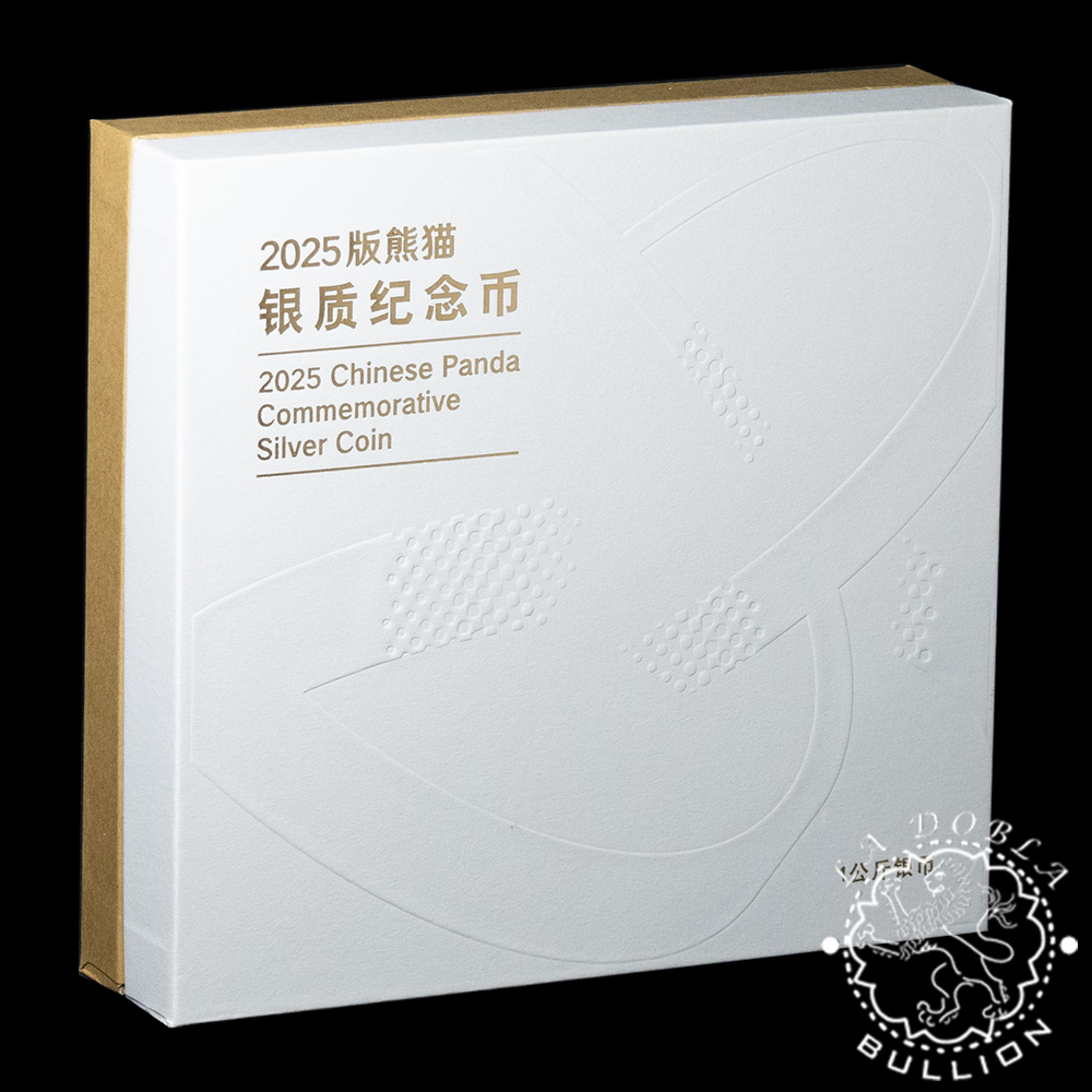 Moneda de Plata Panda 1 kg Proof - China - 2025 - Estuche Anverso