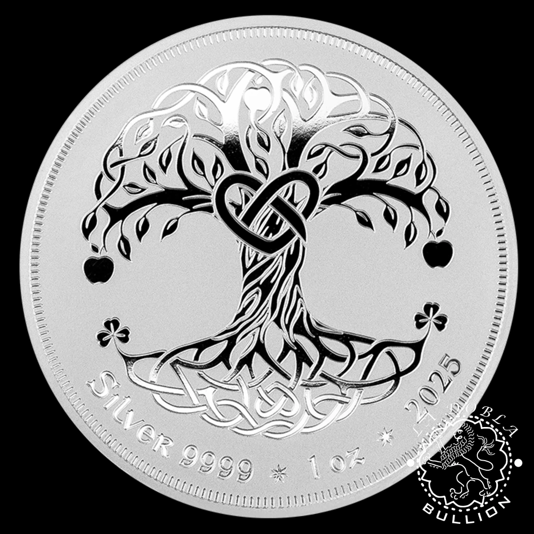 Onza de Plata Tara Tree of Life 1 oz BU - Irlanda - 2025 - Reverso