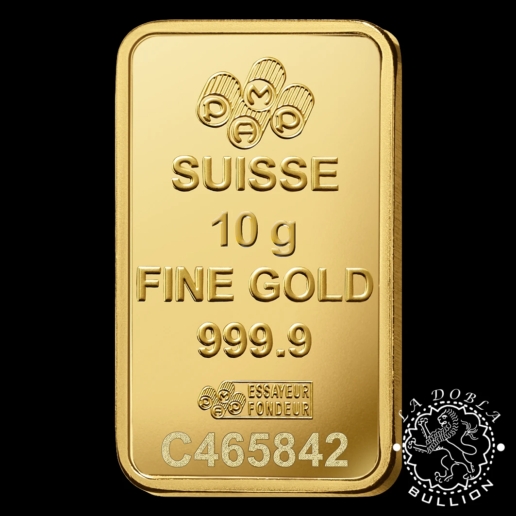 Lingote de Oro 10 g Rosa - PAMP Rose - Anverso