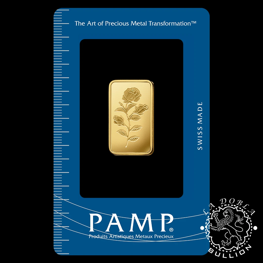 Lingote de Oro 10 g Rosa - PAMP Rose - Reverso Estuche