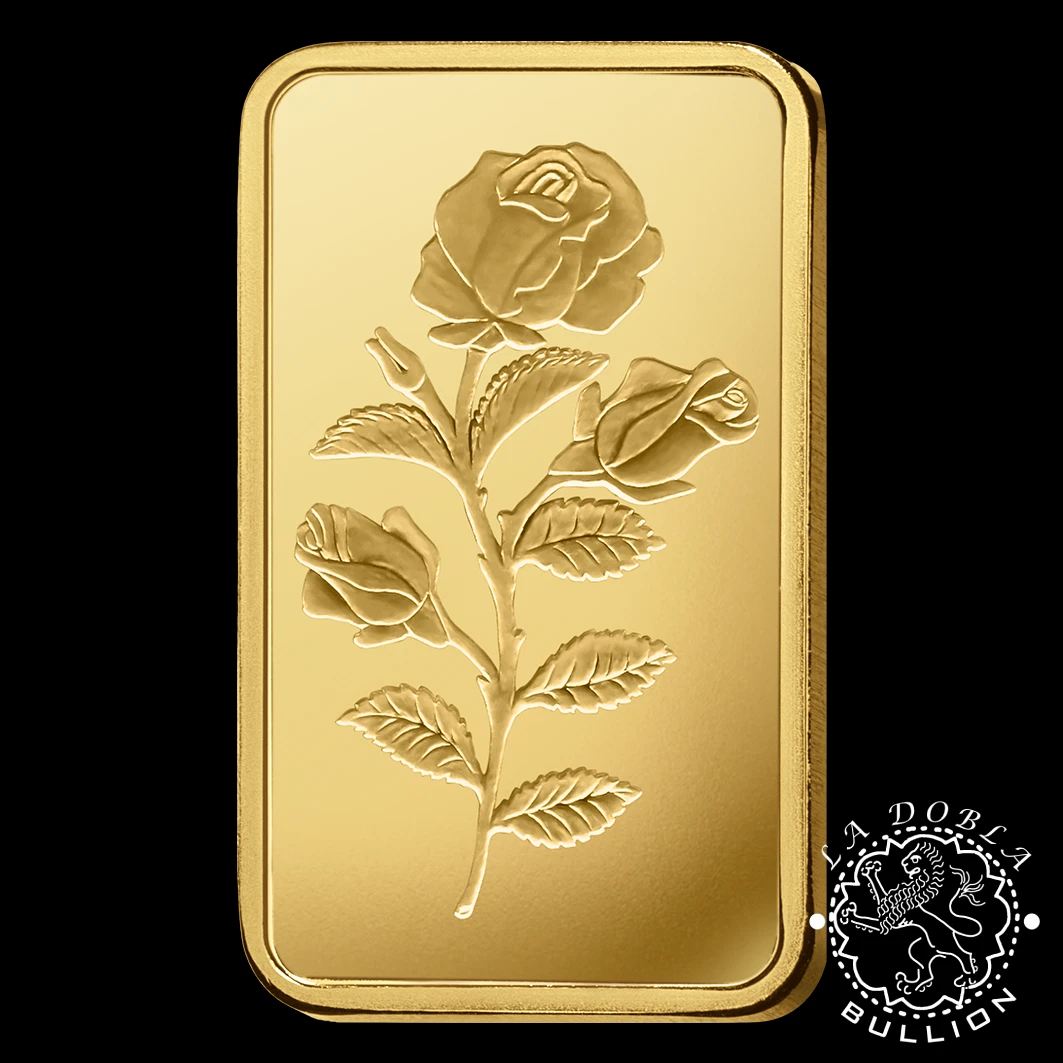 Lingote de Oro 10 g Rosa - PAMP Rose - Reverso
