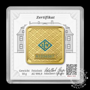 Lingote de Oro 10 g - GEIGER - Anverso