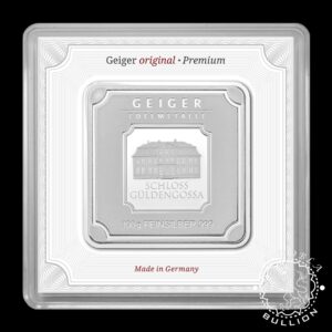 Lingote de Plata 100g- GEIGER - Reverso