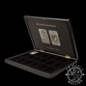 Leuchtturm - Estuche VOLTERRA UNO para Dragón Rectangular de Plata - Abierto