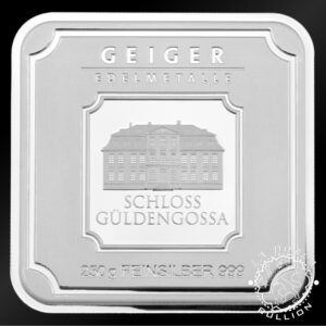 Lingote de Plata 250 g - GEIGER - Reverso