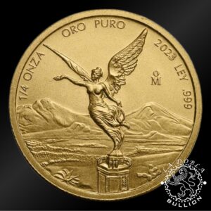 Moneda de Oro Libertad 1 4 oz BU – México – 2023 - Reverse