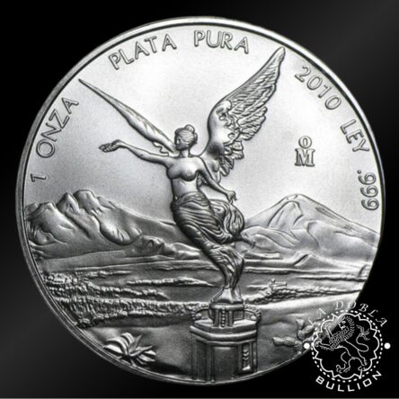 Moneda de Plata Libertad 1 oz BU – México – 2010 (VM)