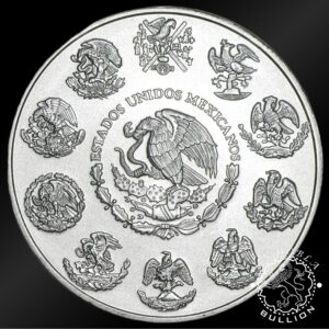 Moneda de Plata Libertad 1 oz BU - México - 2013 - Reverso