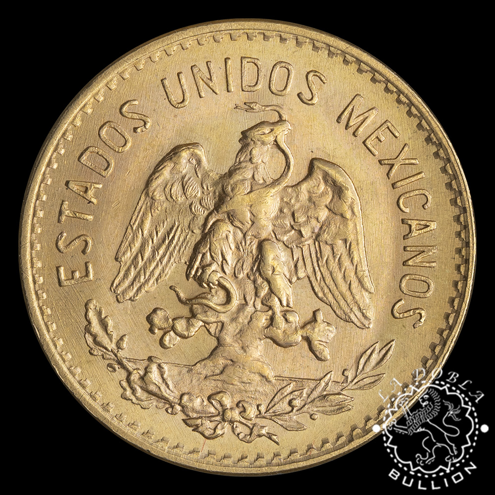 Moneda de Oro 5 Pesos - Hidalgo - México - Año Aleatorio - Imagen 2