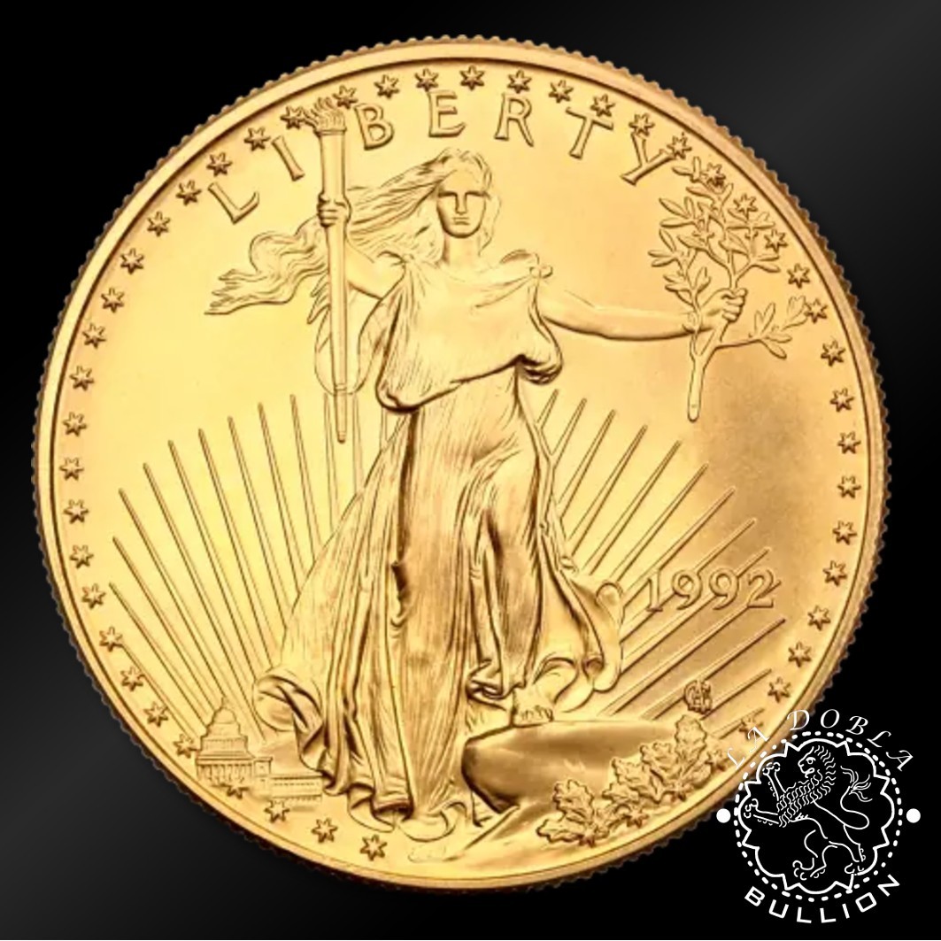 Moneda de Oro American Eagle 1 4 oz BU - EE.UU. - EMISIÓN PASADA - Reverso