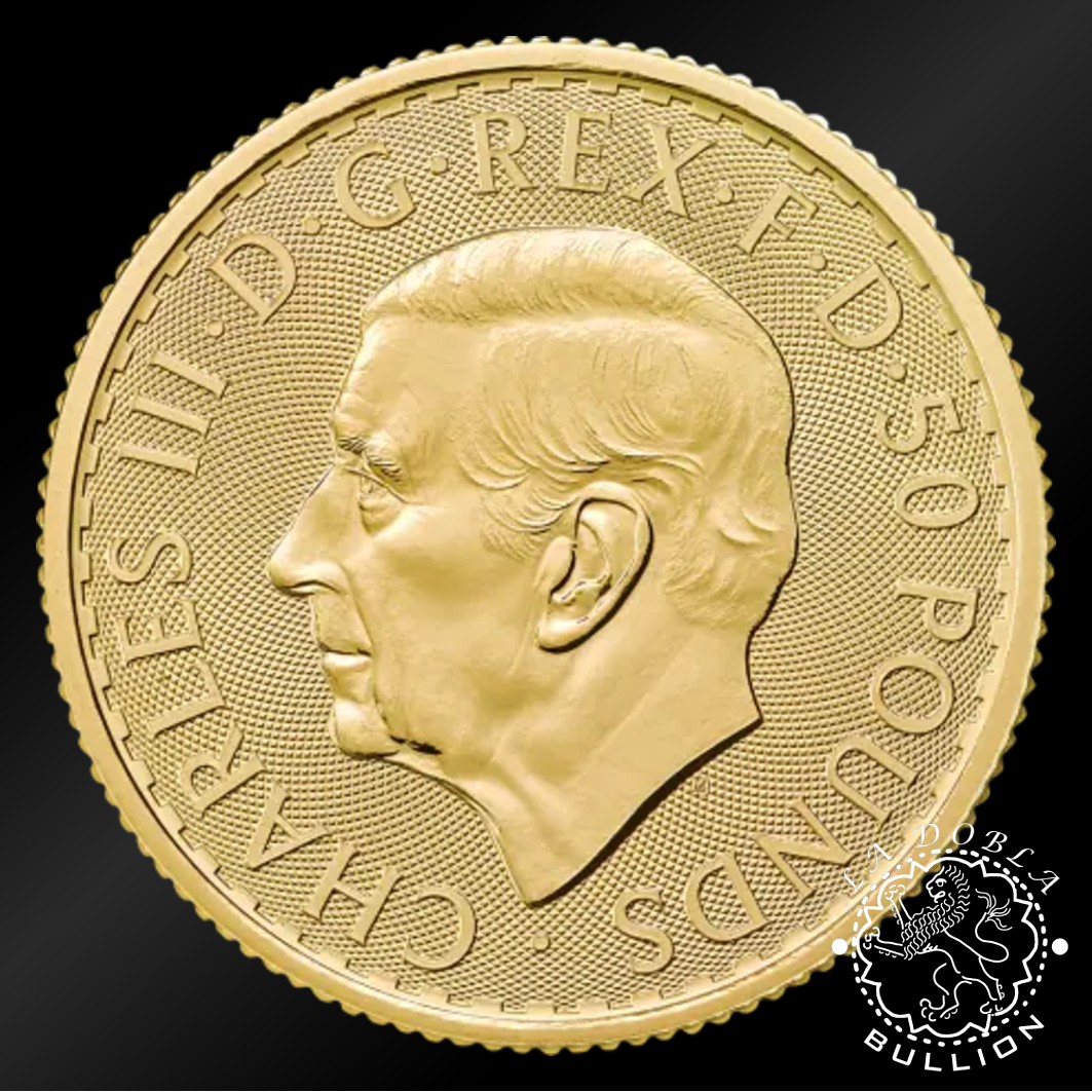 Moneda de Oro Britannia 1 2 oz - Reino Unido - 2026 - Anverso